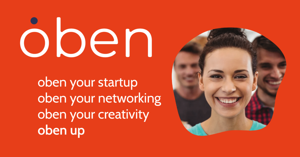 Oben est en ligne ! Oben votre startup. Oben ton réseau. Oben votre créativité. Oben up.