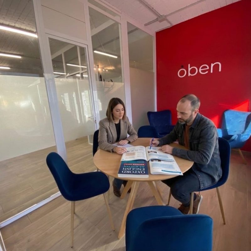 English class Oben Coworking