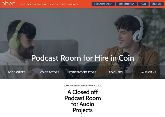 Podcast Room for Hire